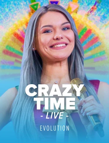 Crazy Time game show by Evolution at Trada Casino