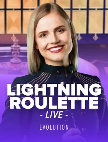 Lightning Roulette live table by Evolution at Trada Casino